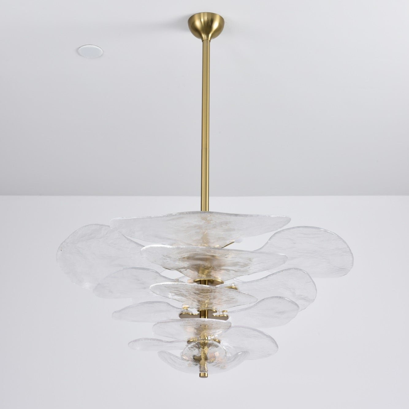 Petals Glass Chandelier Murano lighting by Bling Lighting Studio