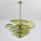 Petals Glass Chandelier Murano lighting by Bling Lighting Studio