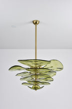 Petals Glass Chandelier Murano lighting by Bling Lighting Studio