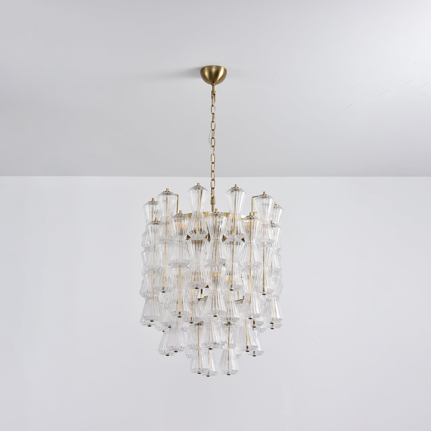 Florenzia Glass Chandelier Glass lighting by Bling Lighting Studio