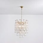 Florenzia Glass Chandelier Glass lighting by Bling Lighting Studio