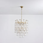 Florenzia Glass Chandelier Glass lighting by Bling Lighting Studio
