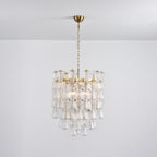 Florenzia Glass Chandelier Glass lighting by Bling Lighting Studio