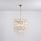 Florenzia Glass Chandelier Glass lighting by Bling Lighting Studio