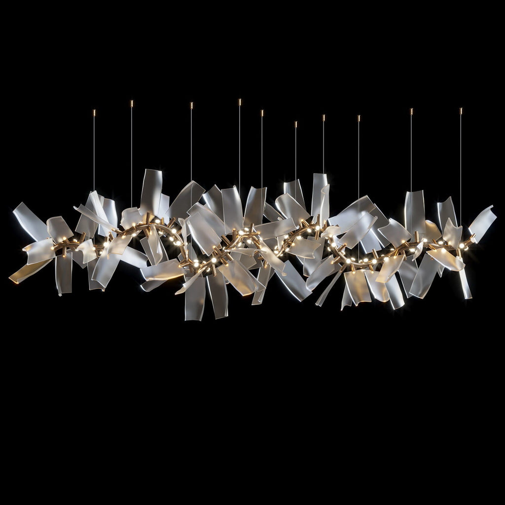 White Porcelain Shard Chandelier