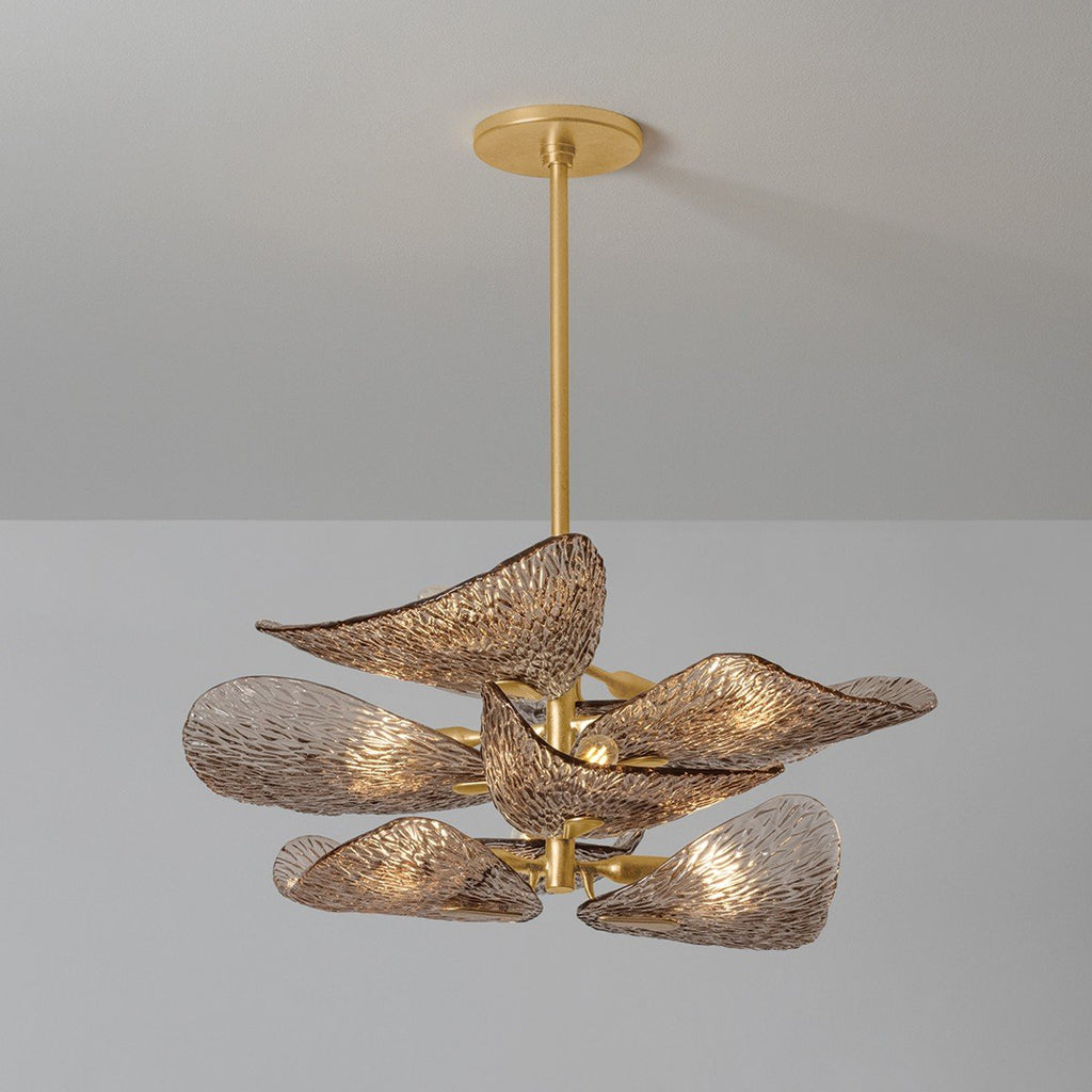 Cardiff Chandelier Glass lighting by Bling Lighting Studio