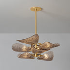 Cardiff Chandelier Glass lighting by Bling Lighting Studio