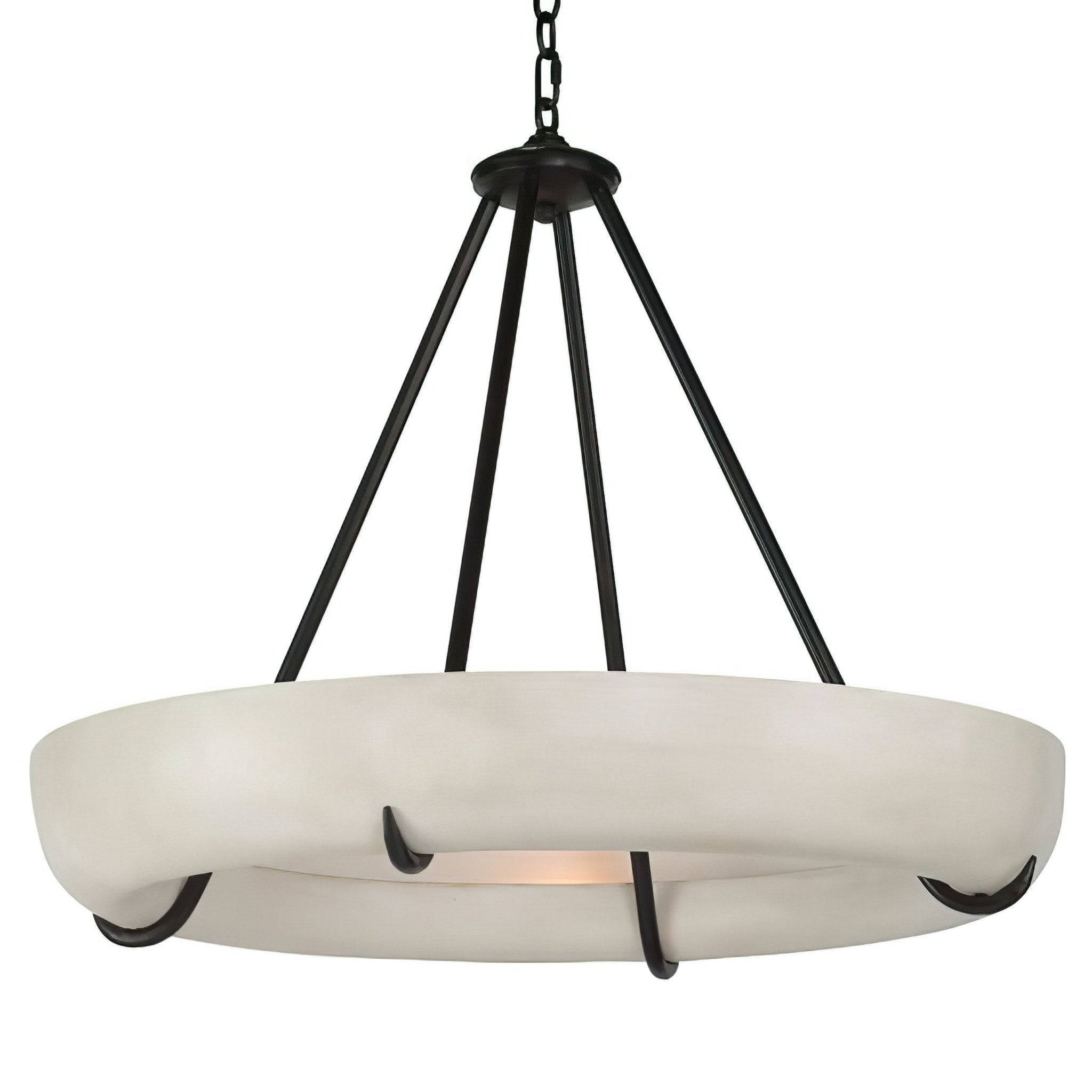 Orion Alabaster Chandelier by Bling Lighting Studio