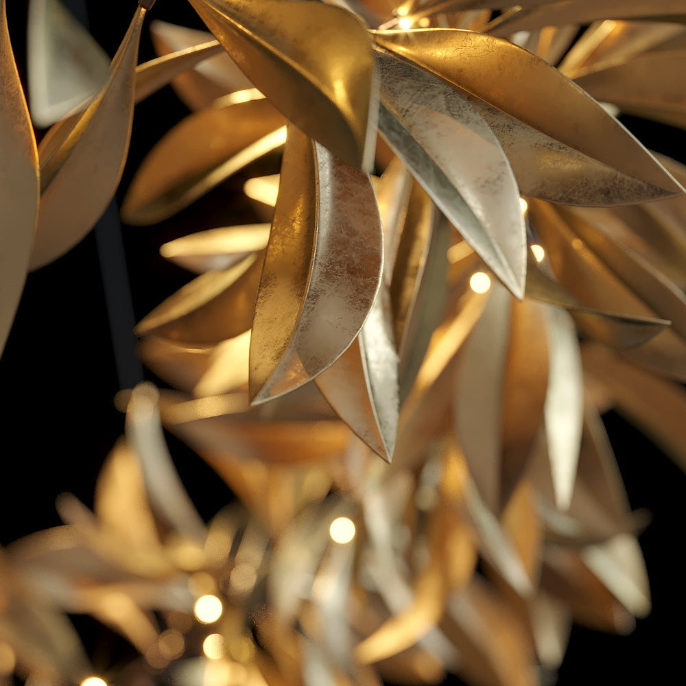 Gold Olive Vine Chandelier