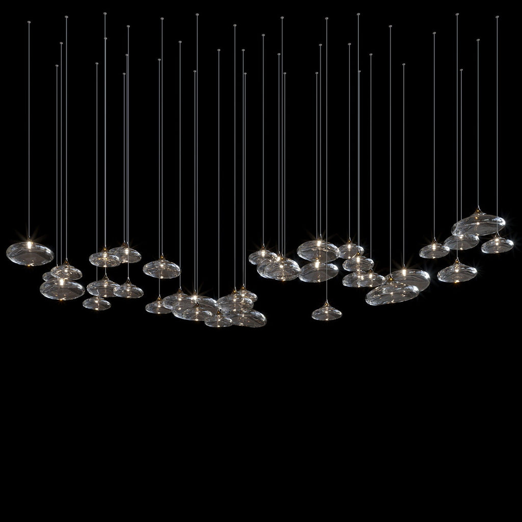 Smoke Saucer Drift Chandelier