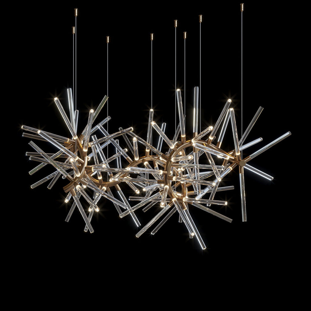 Crystal Starburst Branch Chandelier