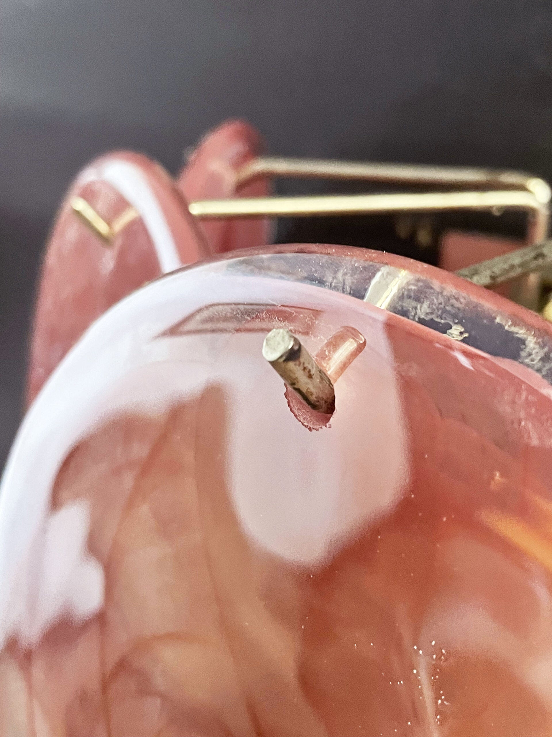 Murano Wall Lamp | 10 Alabaster Pink Disc Glass | Set of 2