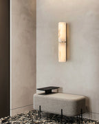 Reynard Alabaster Grand Wall Sconce Light Fixture 13"H 25"H