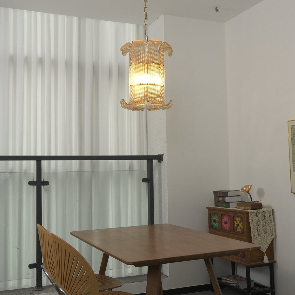 Brasher Small Chandelier Glass lighting by Bling Lighting Studio