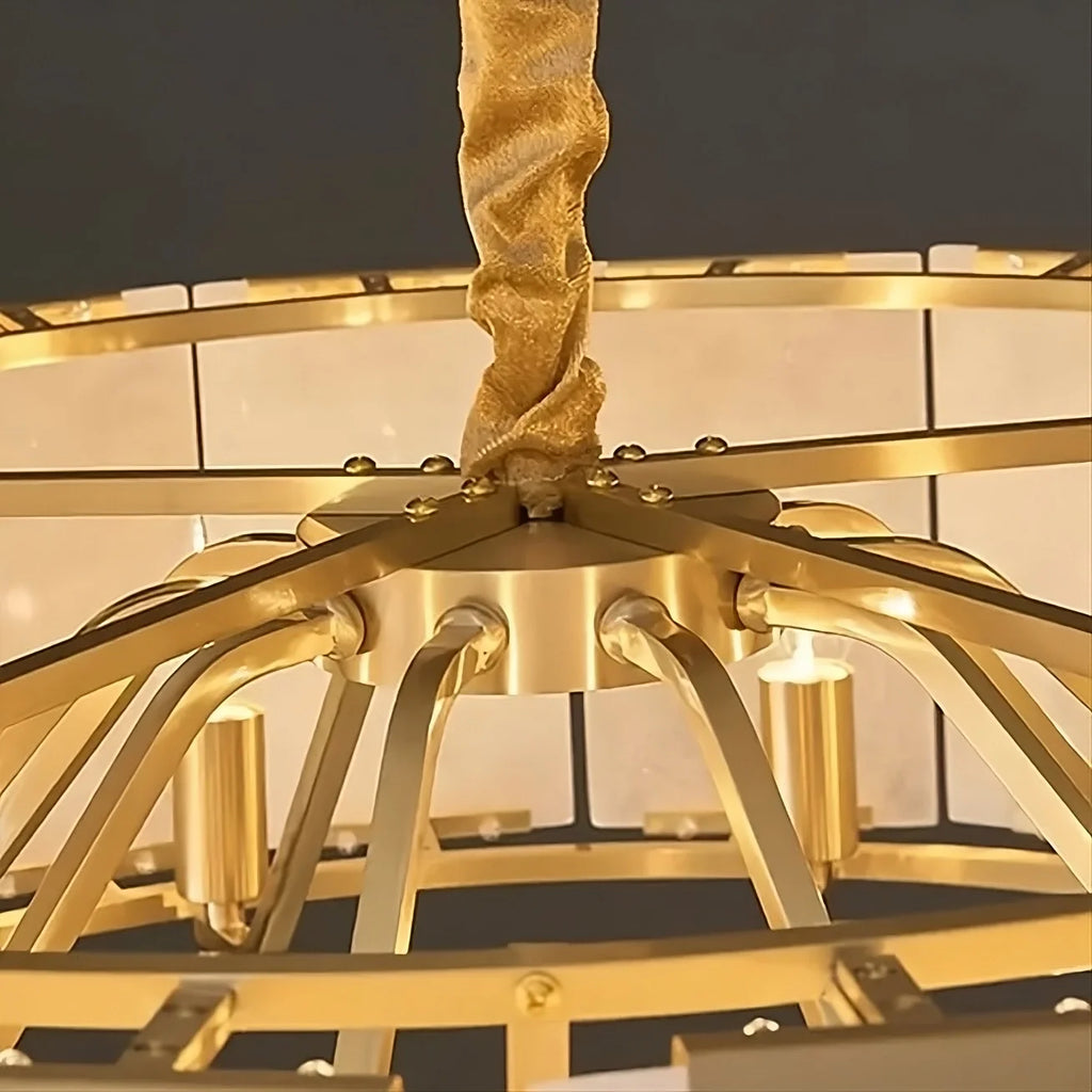 Solaro Natural Alabaster Chandelier additional product view