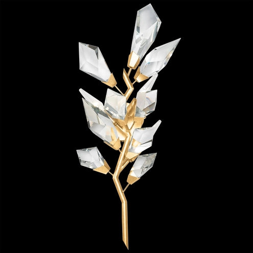 Foret 3 Light 12 inch Gold Sconce Wall Light by Bling Lighting Studio