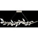 Foret 7 Light 63.5 inch Silver Pendant Ceiling Light by Bling Lighting Studio