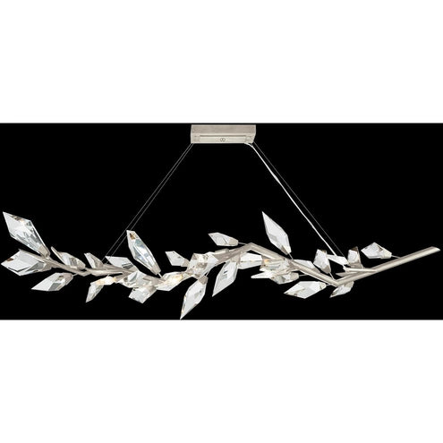 Foret 7 Light 63.5 inch Silver Pendant Ceiling Light by Bling Lighting Studio