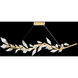 Foret 7 Light 63.5 inch Silver Pendant Ceiling Light by Bling Lighting Studio