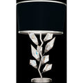 Foret 30 inch 100 watt Silver Table Lamp Portable Light by Bling Lighting Studio
