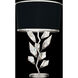 Foret 30 inch 100 watt Silver Table Lamp Portable Light by Bling Lighting Studio