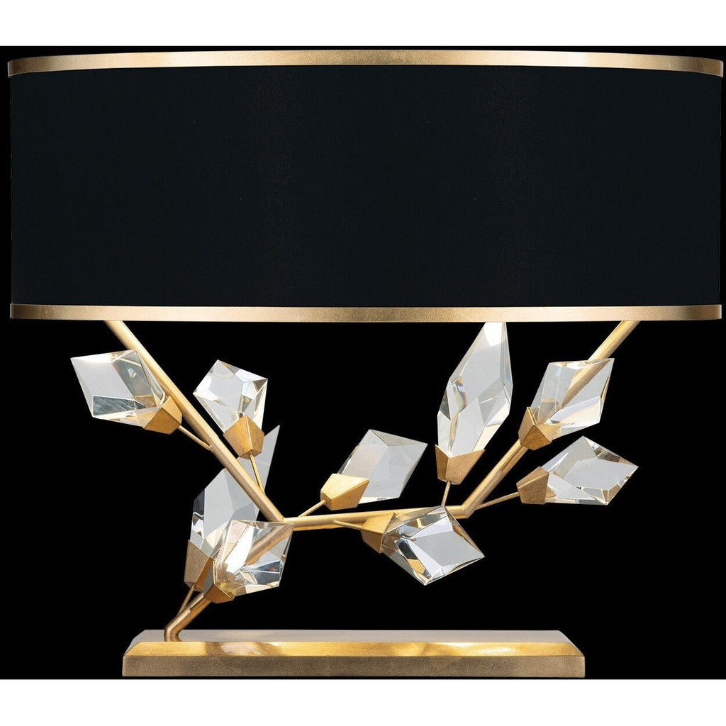 Foret 21.5 inch 100 watt Gold Table Lamp Portable Light by Bling Lighting Studio
