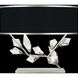 Foret 21.5 inch 100 watt Silver Table Lamp Portable Light by Bling Lighting Studio