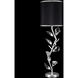 Foret 35.5 inch 100 watt Silver Console Lamp Portable Light by Bling Lighting Studio