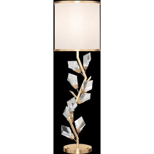 Foret 35.5 inch 100 watt Gold Console Lamp Portable Light by Bling Lighting Studio