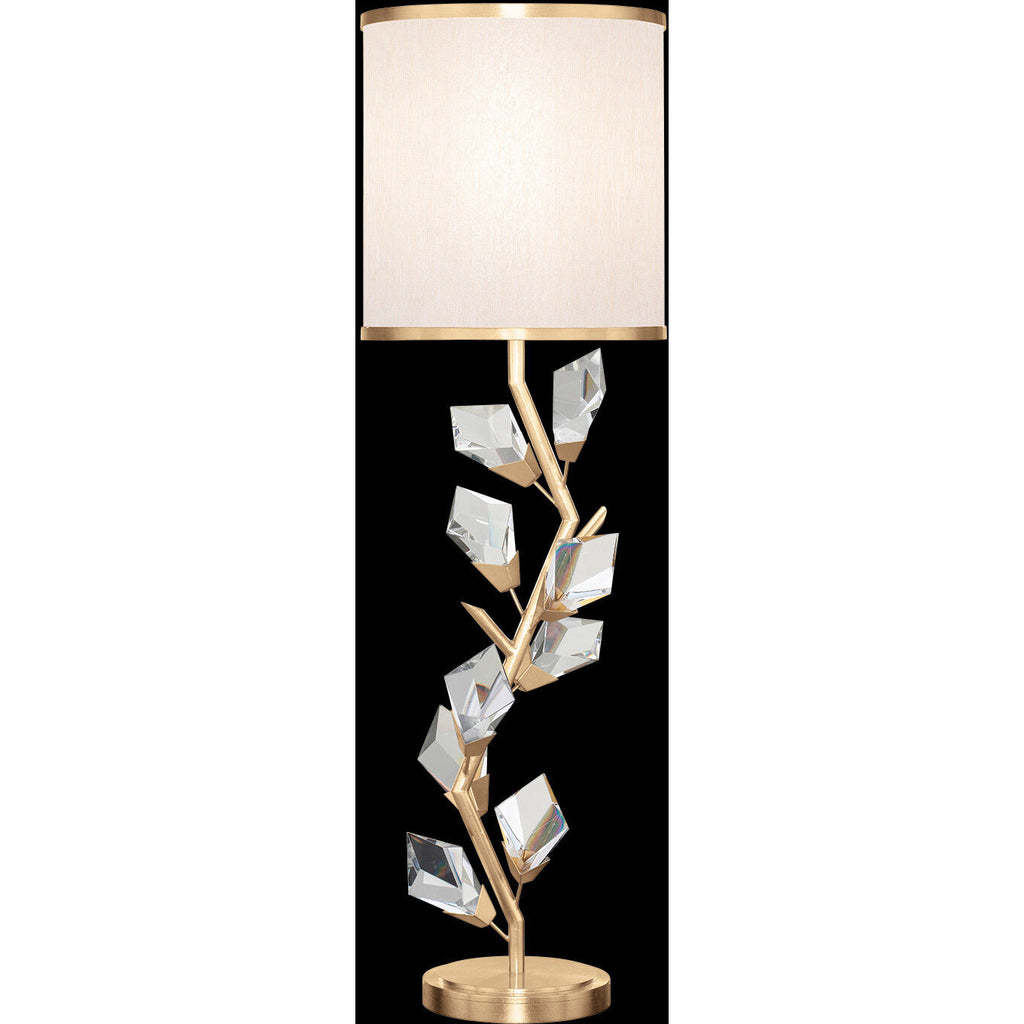 Foret 35.5 inch 100 watt Gold Console Lamp Portable Light by Bling Lighting Studio
