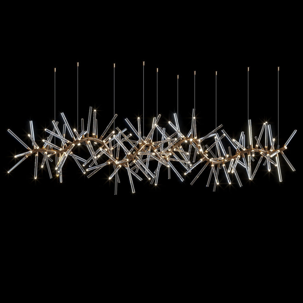 Crystal Starburst Branch Chandelier