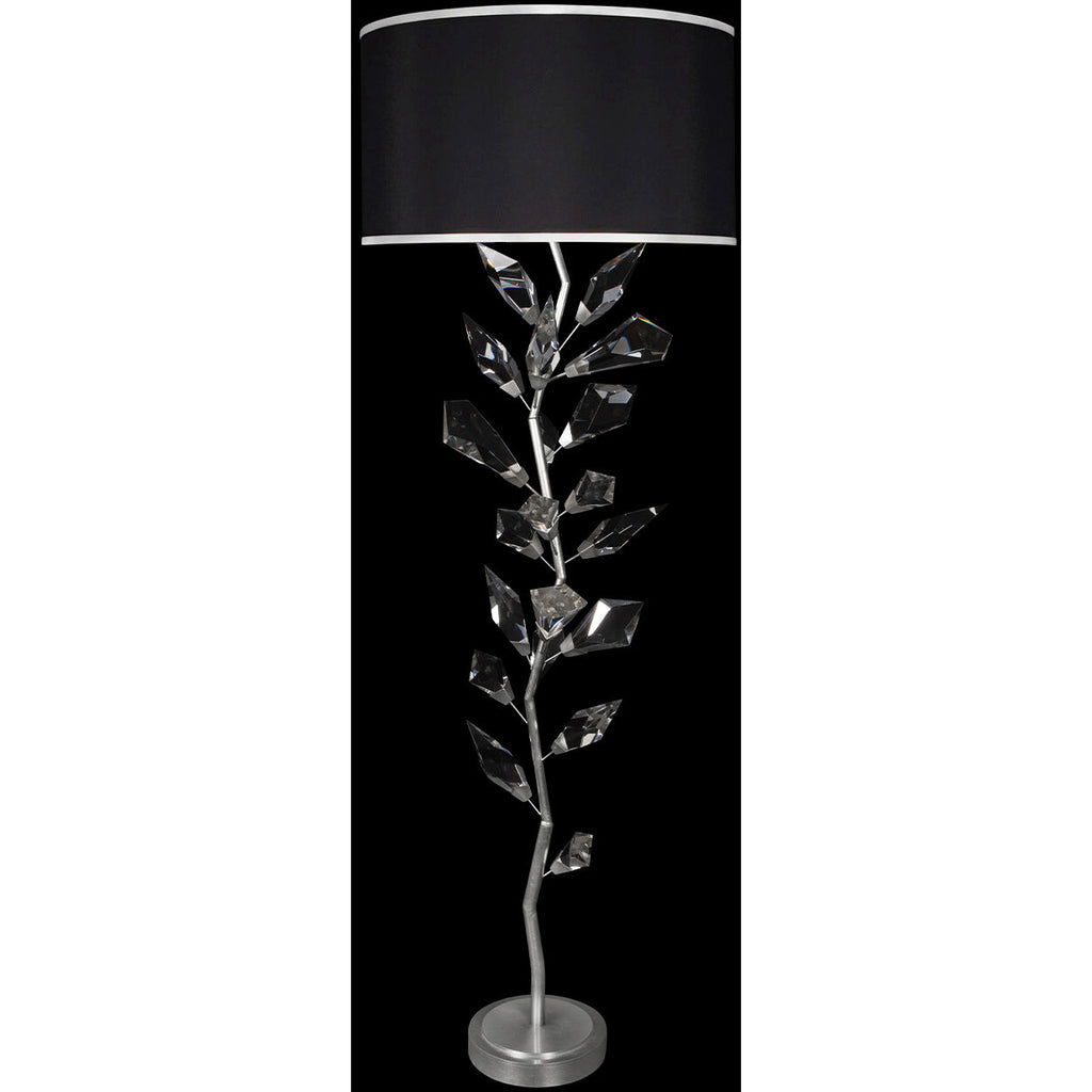 Foret 71 inch 60 watt Silver Floor Lamp Portable Light by Bling Lighting Studio
