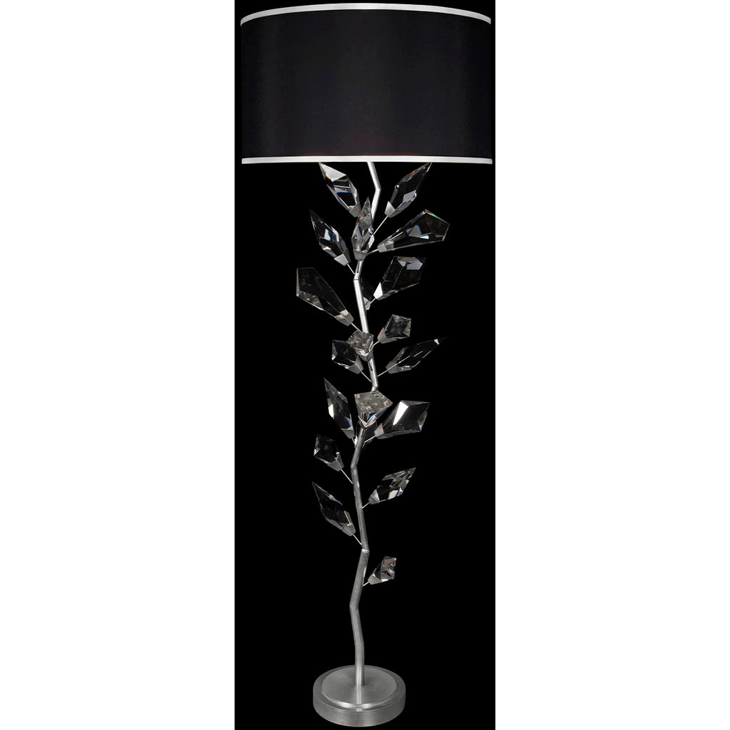 Foret 71 inch 60 watt Silver Floor Lamp Portable Light by Bling Lighting Studio
