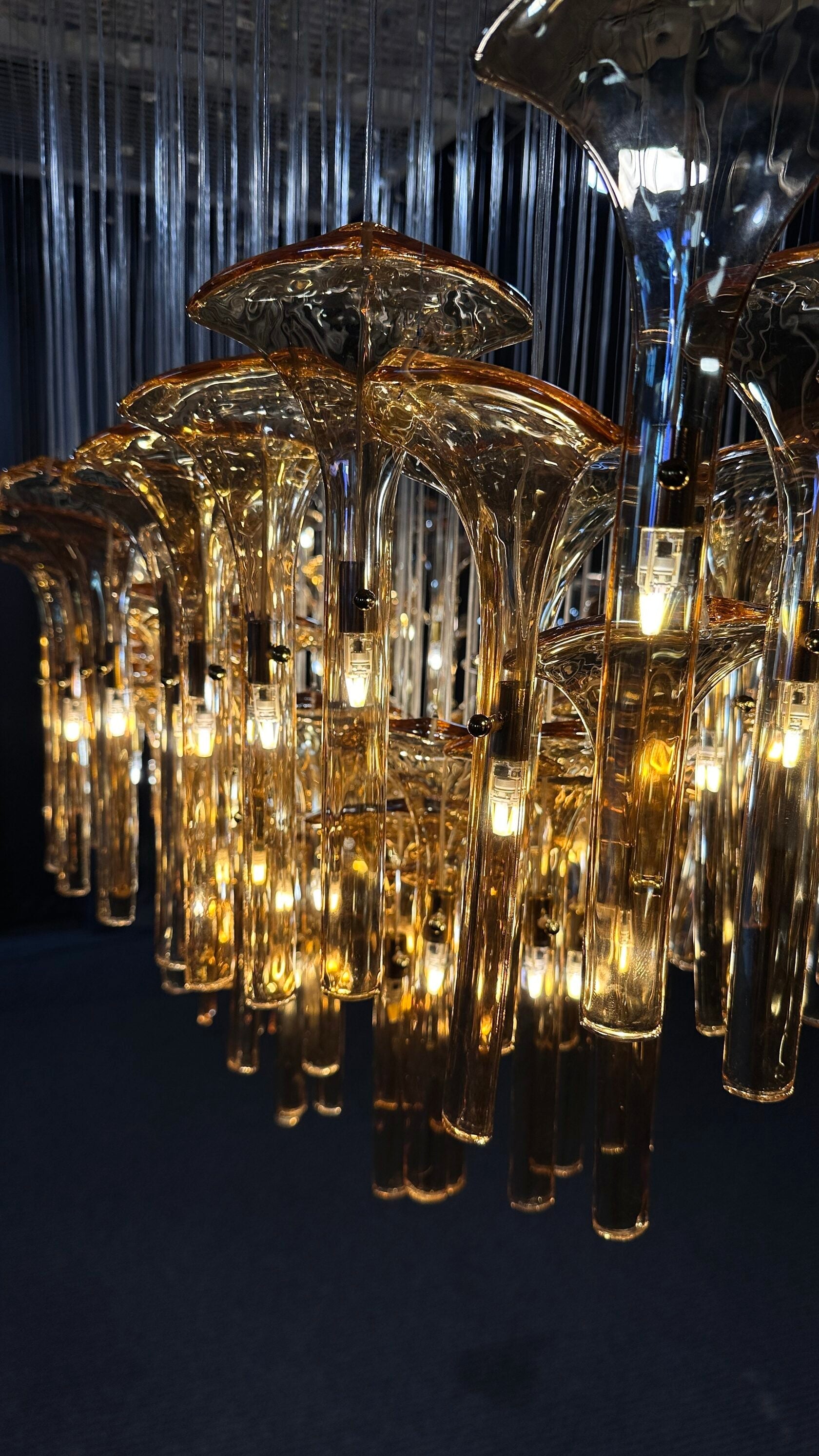 Crystal Calla Reed Chandelier