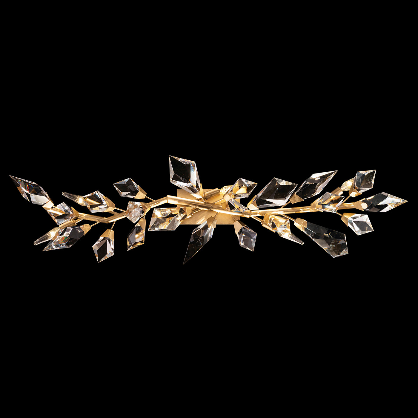 Foret 6 Light 48 inch Gold Bath Bar Wall Light by Bling Lighting Studio
