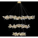Foret 35 Light 71 inch Gold Pendant Ceiling Light by Bling Lighting Studio
