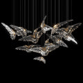 Crystal Heron Flight Chandelier
