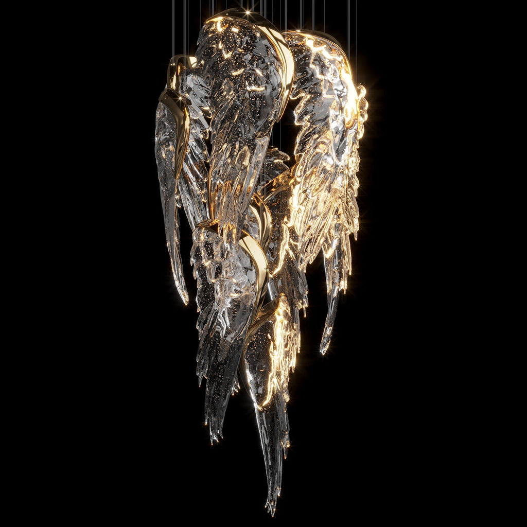 Crystal Angel Wing Chandelier