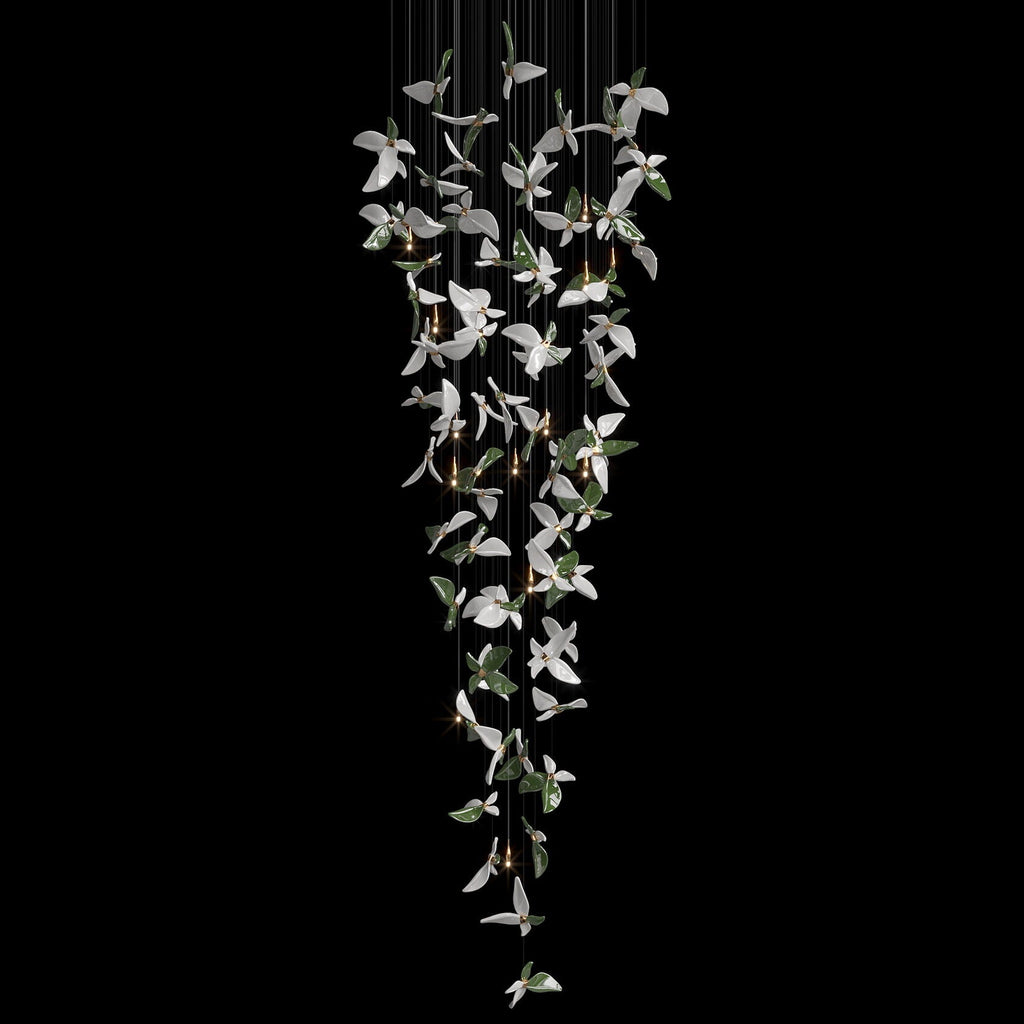 Smoke Butterfly Flight Chandelier