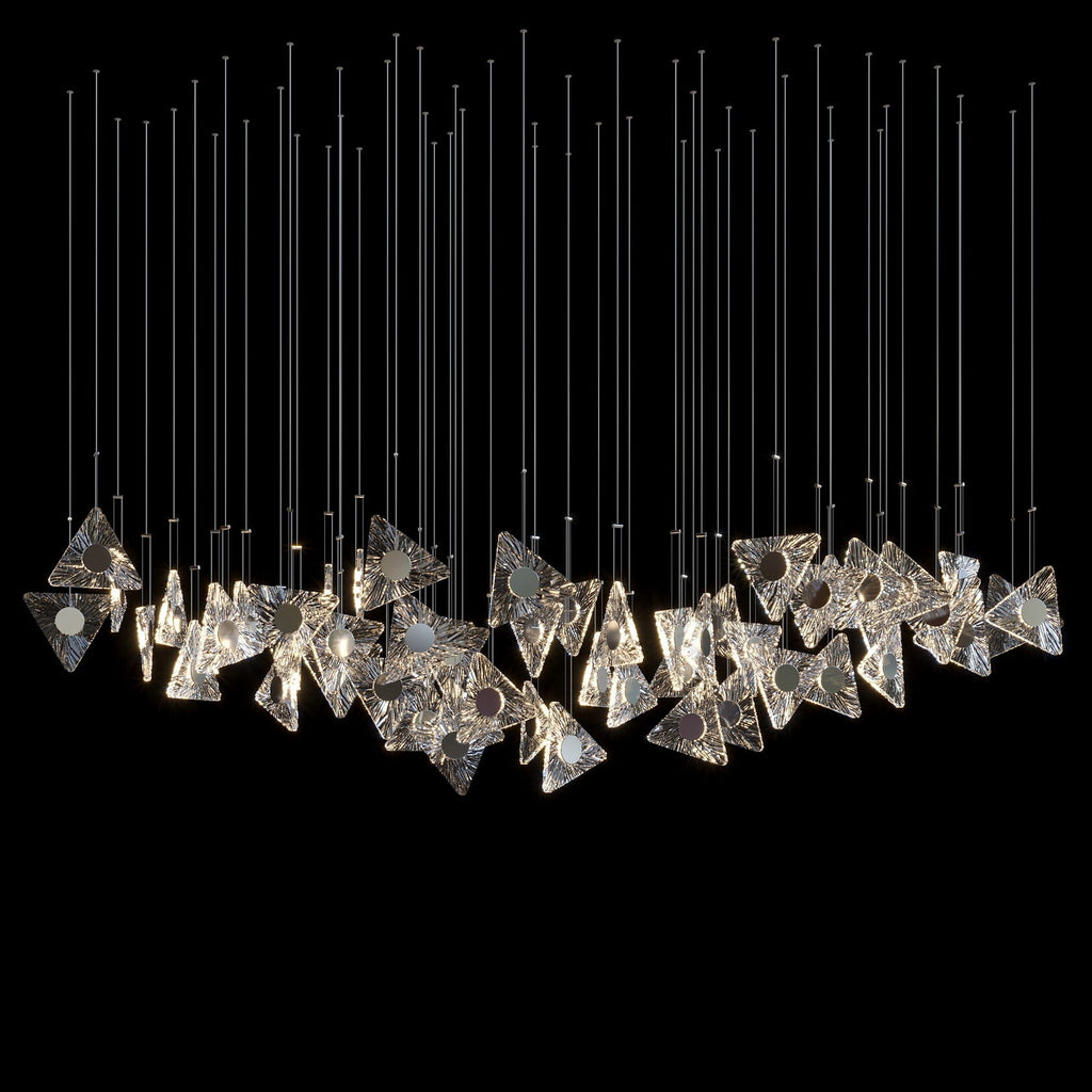 Crystal Bow Cluster Chandelier