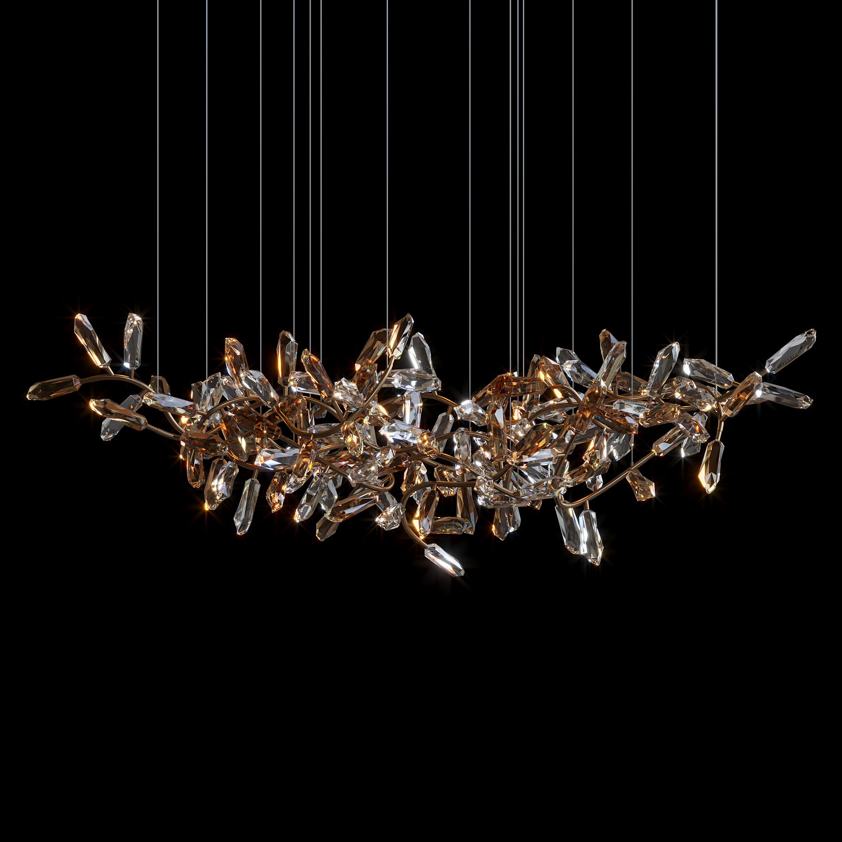 Crystal Twig Garland Chandelier