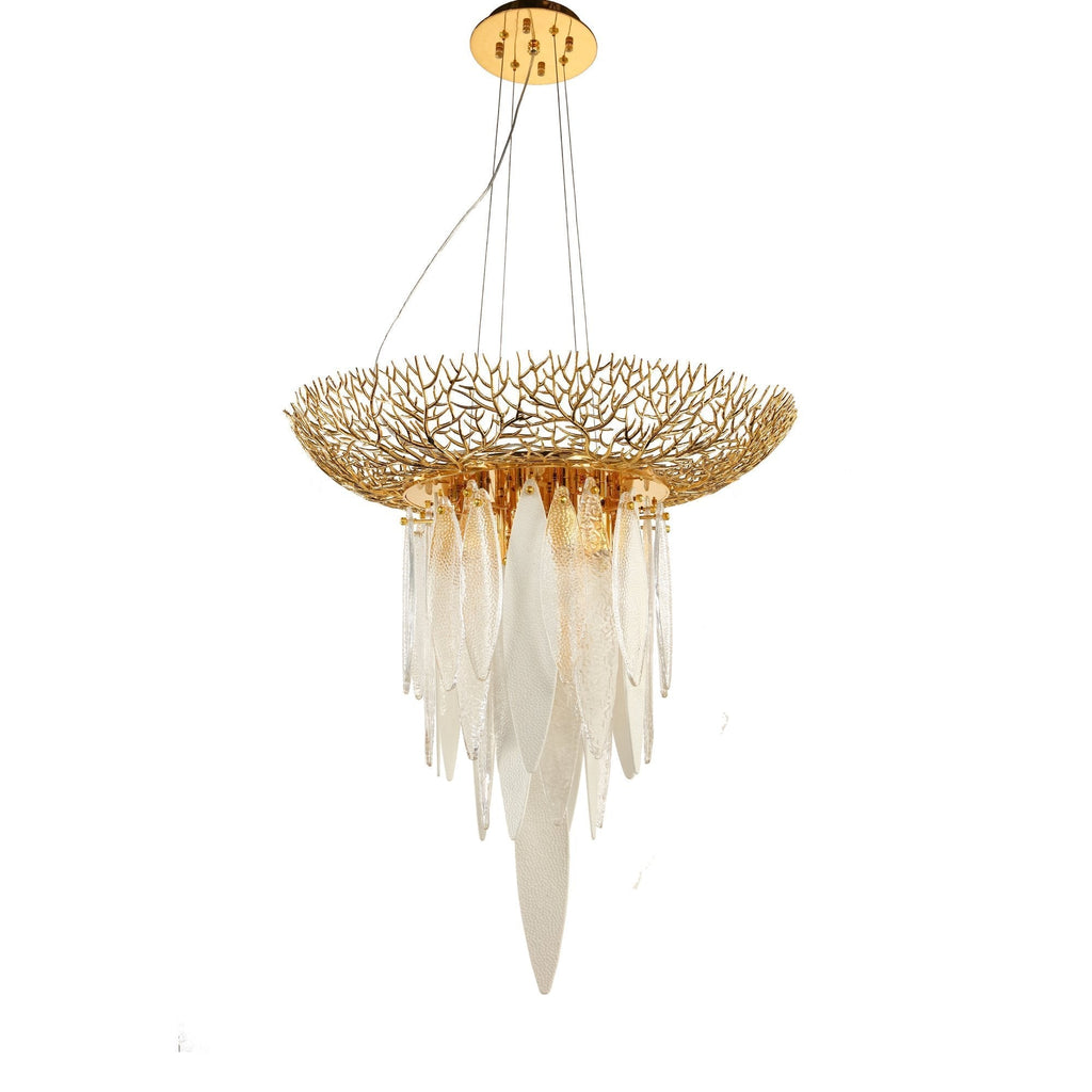 Natalie Branching Murano Glass Chandelier by Bling Lighting Studio