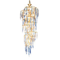 Willow Branch Glass Foyer Chandelier by Bling Lighting Studio