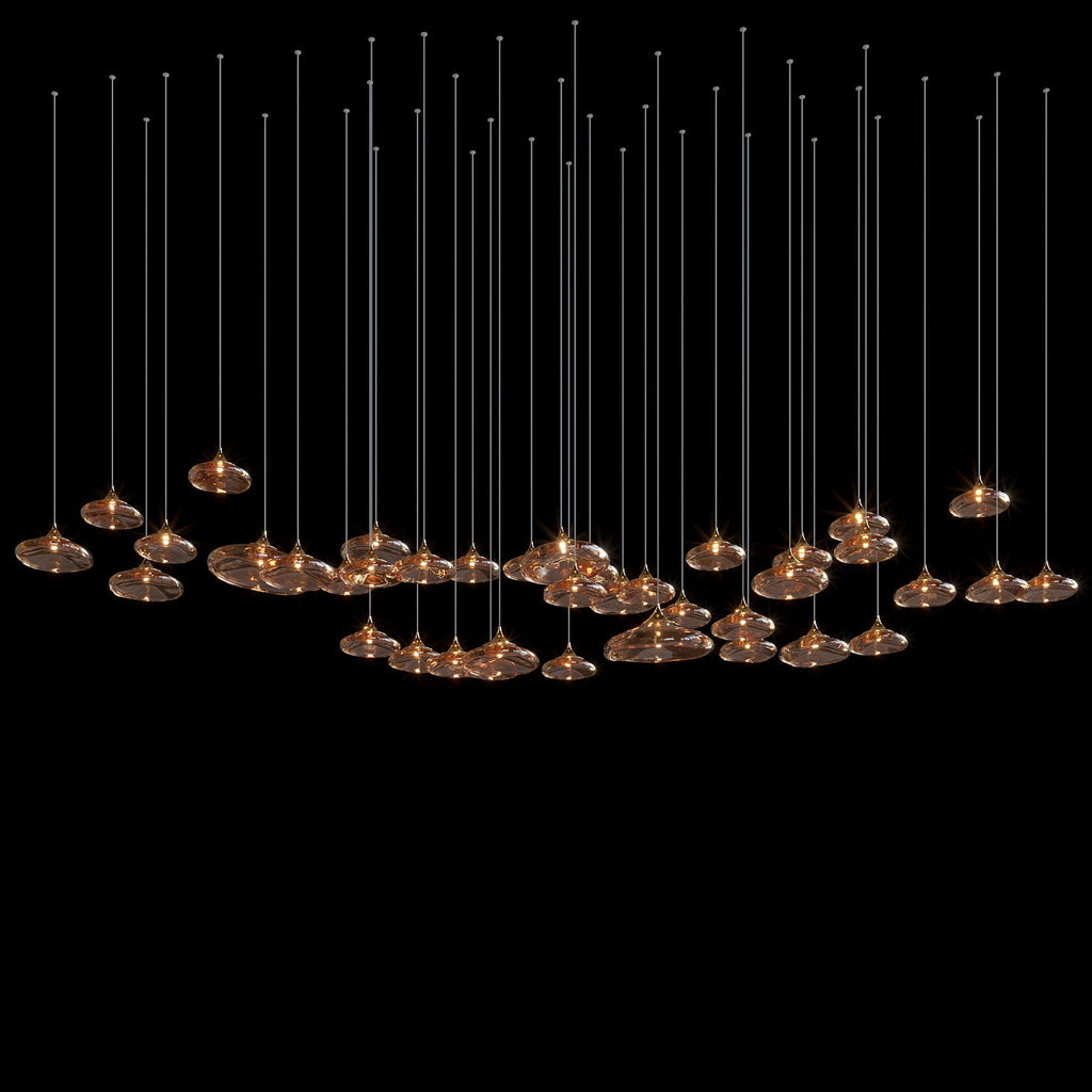 Smoke Saucer Drift Chandelier