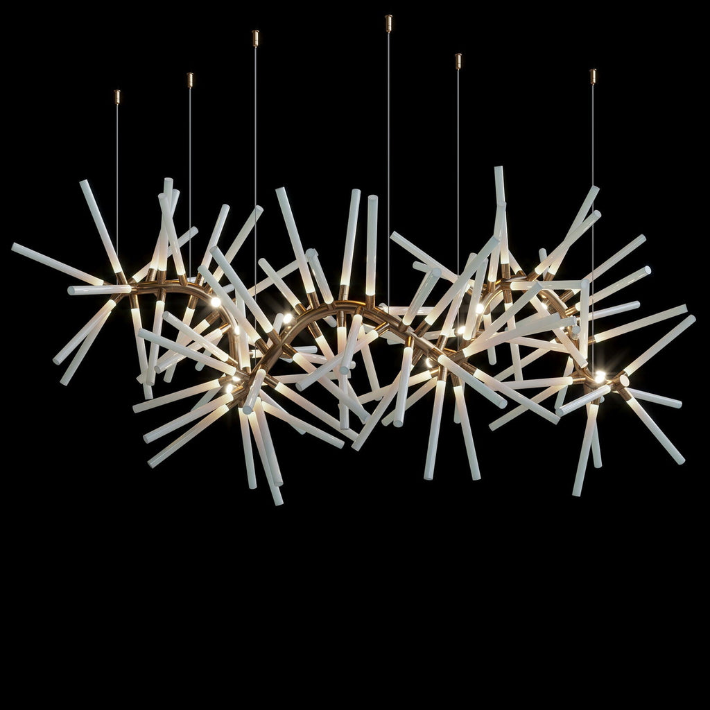 Crystal Starburst Branch Chandelier