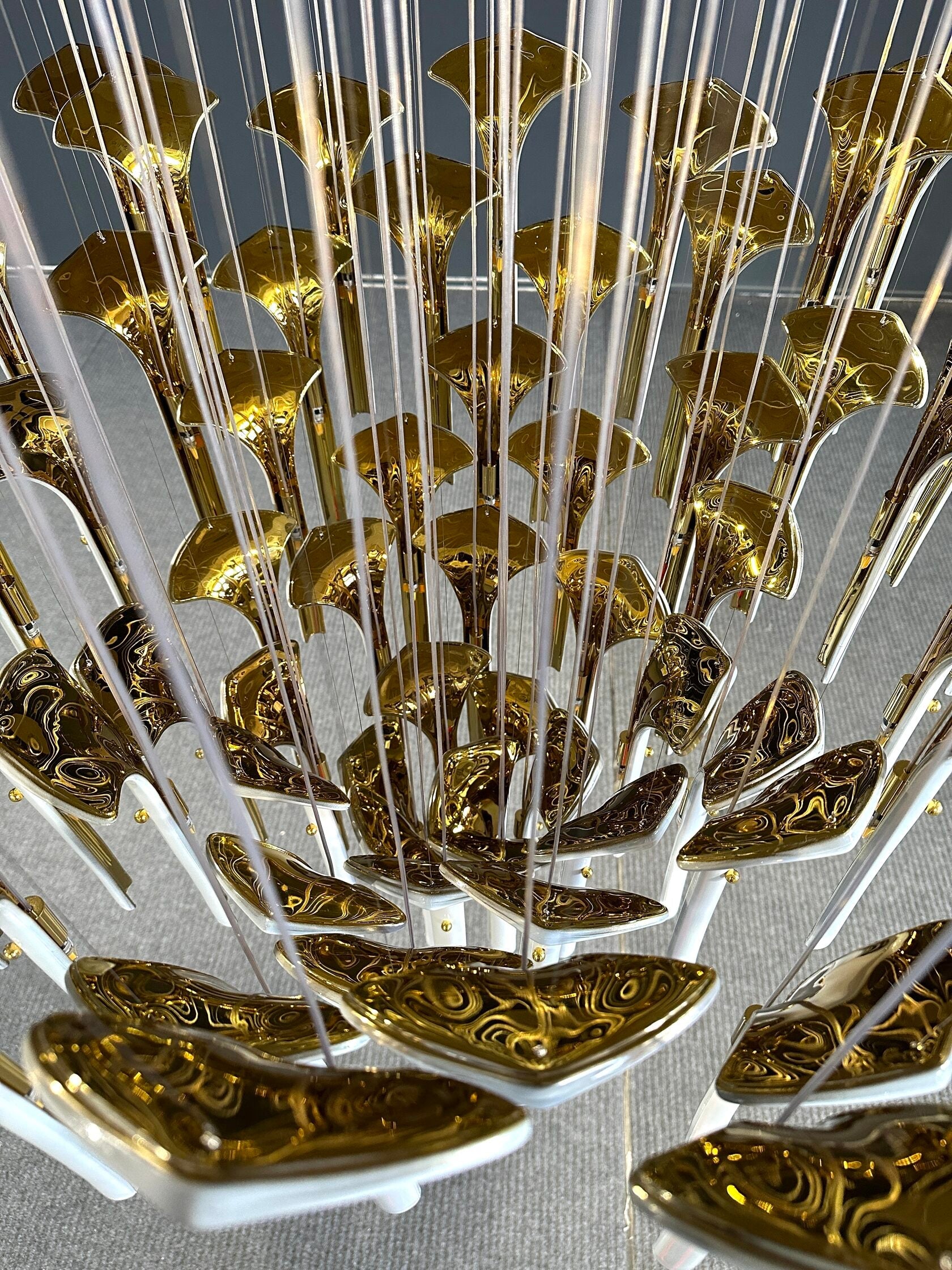 Crystal Calla Reed Chandelier