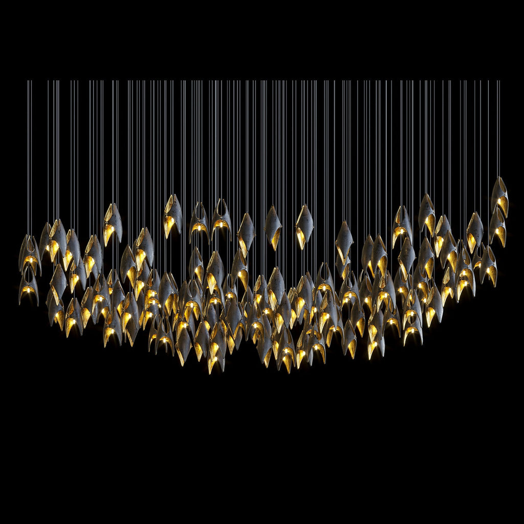 White Bird Orbit Chandelier