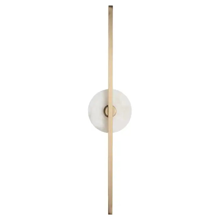 Wall Sconce With Alabaster 20" H