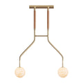 Peaks Alabaster Vanity Pendant by Bling Lighting Studio