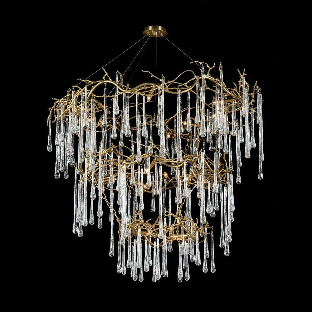Vinvi Branch Crystal Twenty-Light Chandelier by Bling Lighting Studio